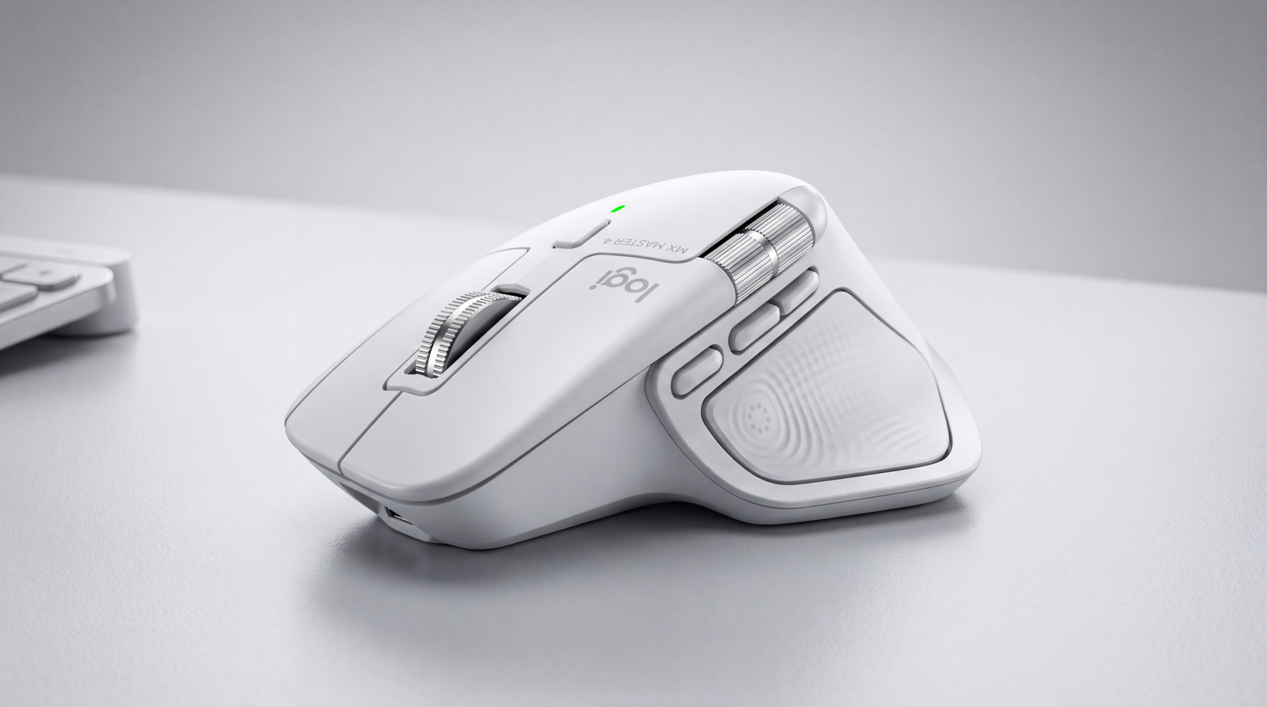 Premium customizable mechanical keyboard on a minimalist desk